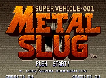 Metal Slug - Super Vehicle-001 screen shot title